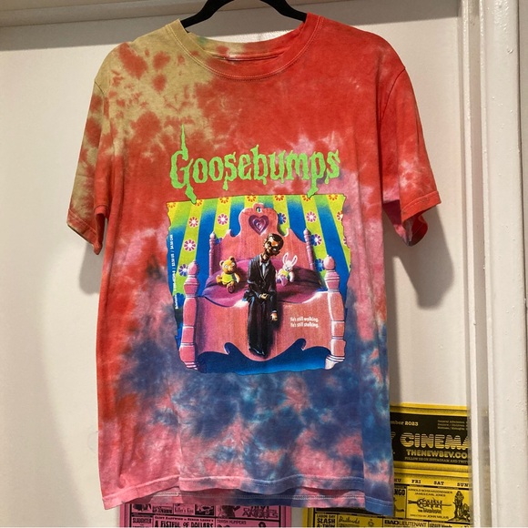 Goosebumps Night of the Living Dummy Retro Y2K Slappy Tie Dye Tee Book Fair - Picture 8 of 11